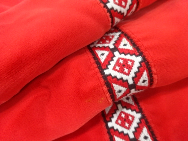  ビロード縞模様ショール